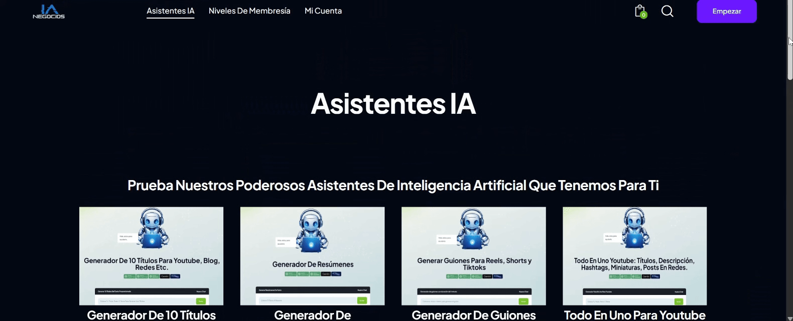 Lista de asistentes IA